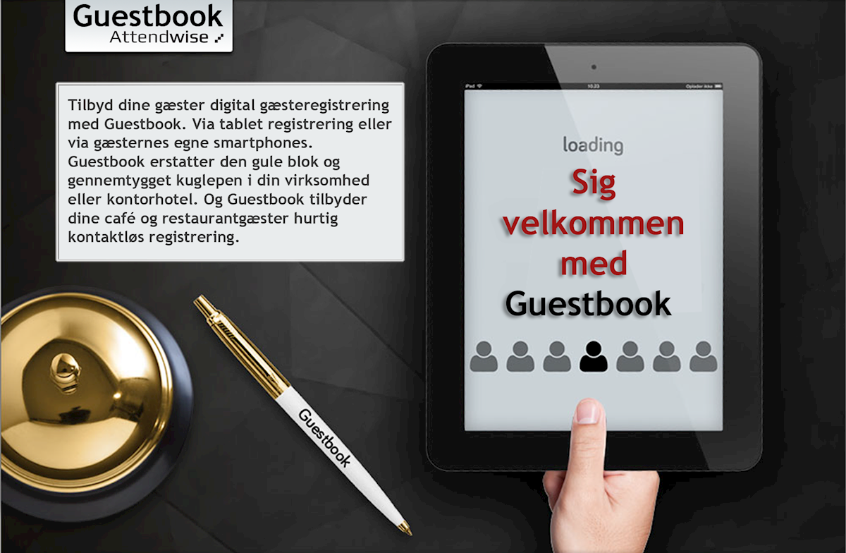 Byd velkommen med digital gæsteregistrering. Med tablet registrering eller kontaktløs registrering. Som del af en bemandet reception eller ubemandet. I din virksomhed, organisation eller kontorhotel.